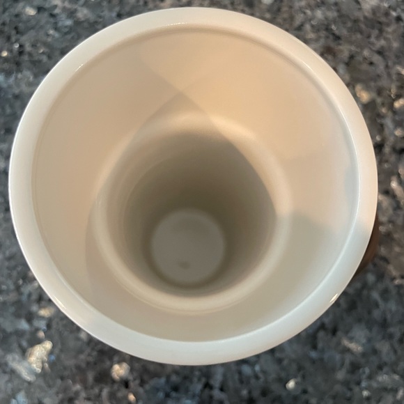 (2) StarBucks 2010 Collectible Coffee Ceramic & Metal Travel Tumblers Mug - Picture 4 of 8